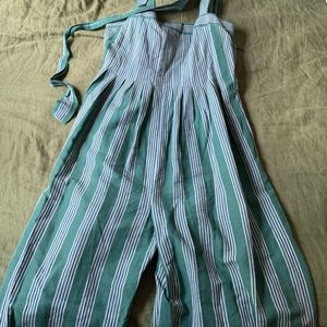 Anthropologie pleated jumpsuit